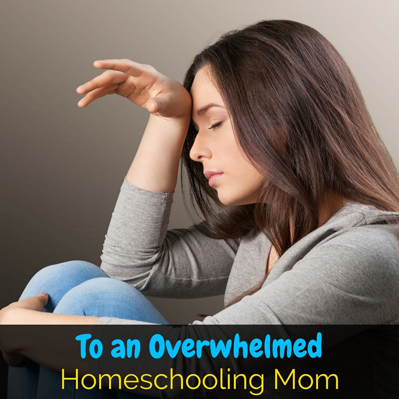 Being a homeschooling mom can be exhausting and overwhelming. Today I'm sharing a letter to other overwhelmed homeschooling moms.. You can do it!