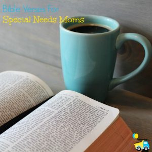 Being a special needs mom is hard! These are a few Bible verses that I cling to as a special needs mom for comfort.