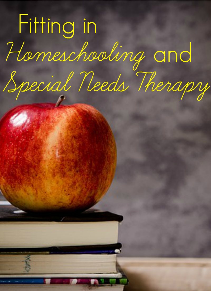 When you have therapy nearly every morning, it can be reall hard to fit in homeschool. How do we fit in homeschooling and special needs?