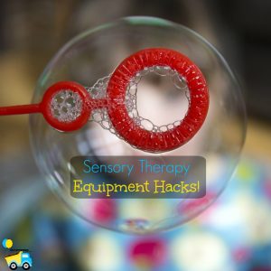 Sensory therapy equipment for kids with sensory processing disorder can be really expensive, but I'm sharing my favorite hacks to bring the prices down!