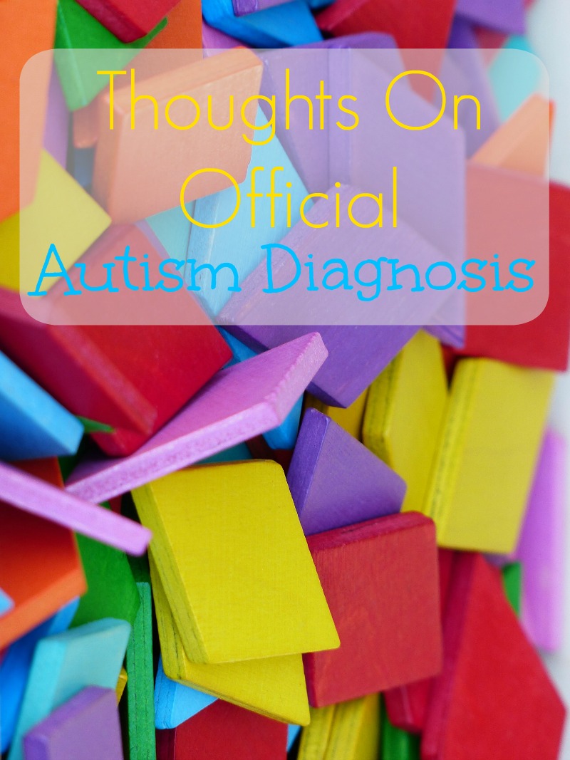 Getting an official autism diagnosis for your child is something heavily debated. I'm sharing my thoughts on the blog!