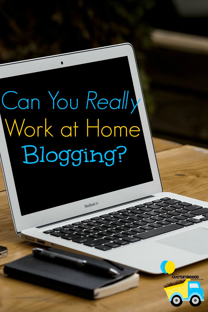 Everyone asks "Can you really work at home blogging?" but they should be asking "How can you work at home blogging?" I'm answering both in this post!