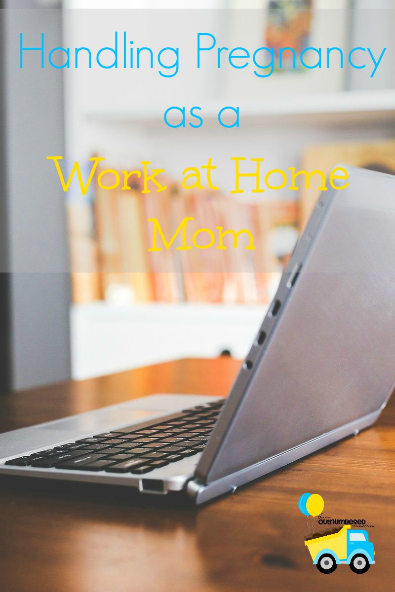 Pregnancy is hard no matter the circumstances, but it can make being a work at home mom even more difficult. Check out these tips!