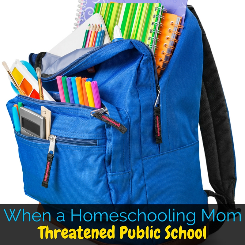Sometimes homeschooling can get to be too much, and this year we actually threatened public school. Ever reached that point? Read about how we got here and what happened!