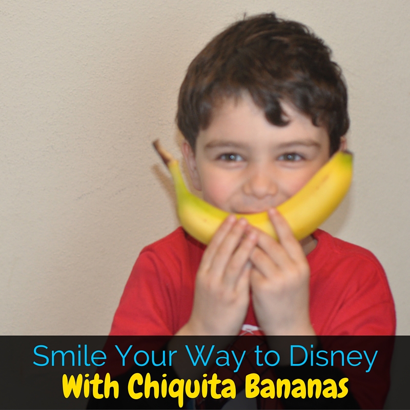 Smile your way to Disney with Chiquita Banana's Share Your Chiquita Smile Contest! Pick up Chiquita Bananas, pose with them, post your picture, and share!