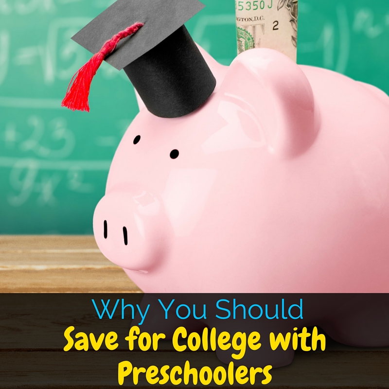 Saving for college can be really intimidating, but it's absolutely necessary! I think you should start saving for college when you have preschoolers!