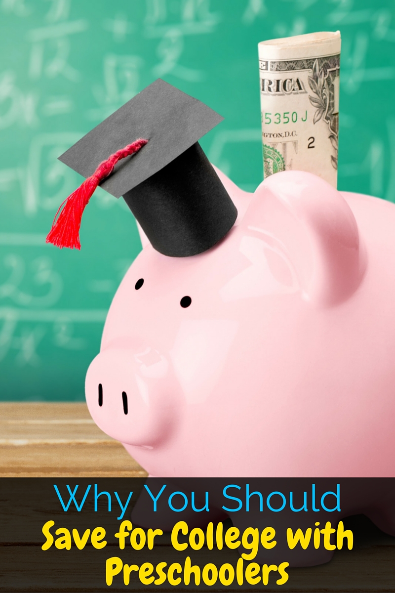 Saving for college can be really intimidating, but it's absolutely necessary! I think you should start saving for college when you have preschoolers!