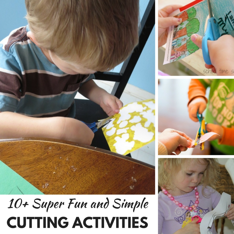 10+ Super fun and Simple Cutting Activities for Kids!