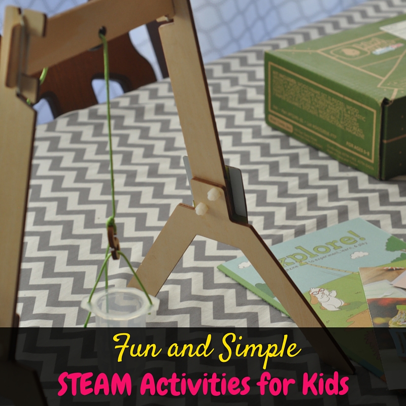 I am constantly looking for fun STEAM activities for my kids that don't take forever and a ton of random supplies to do. But these are activities that even I can do with my science-loving kiddo!