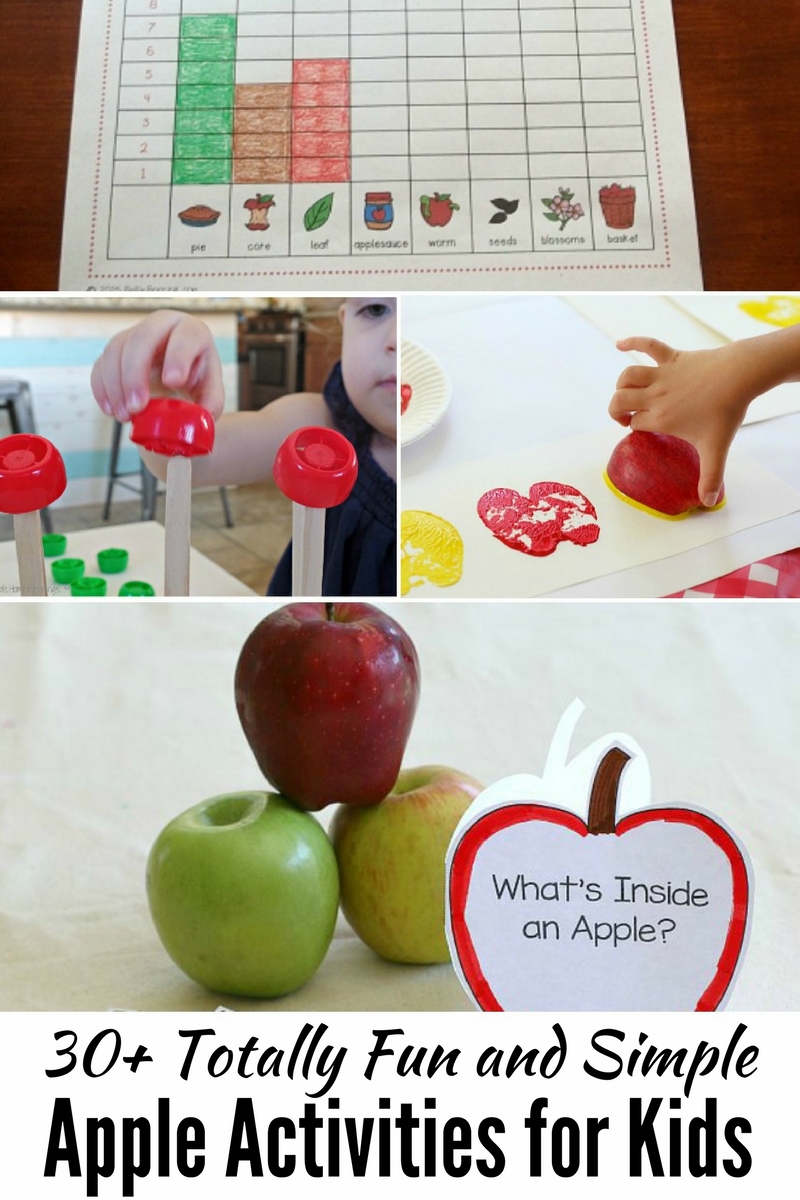 30+ Totally Fun and Simple Apple Activities for Kids!