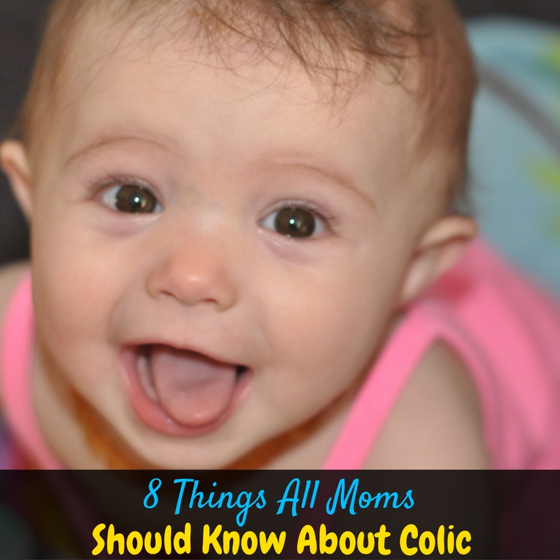These are 8 things that all moms should know about colic from a mom of four. I'm sharing all of the things I wish I knew as a new mom of a colicky baby!