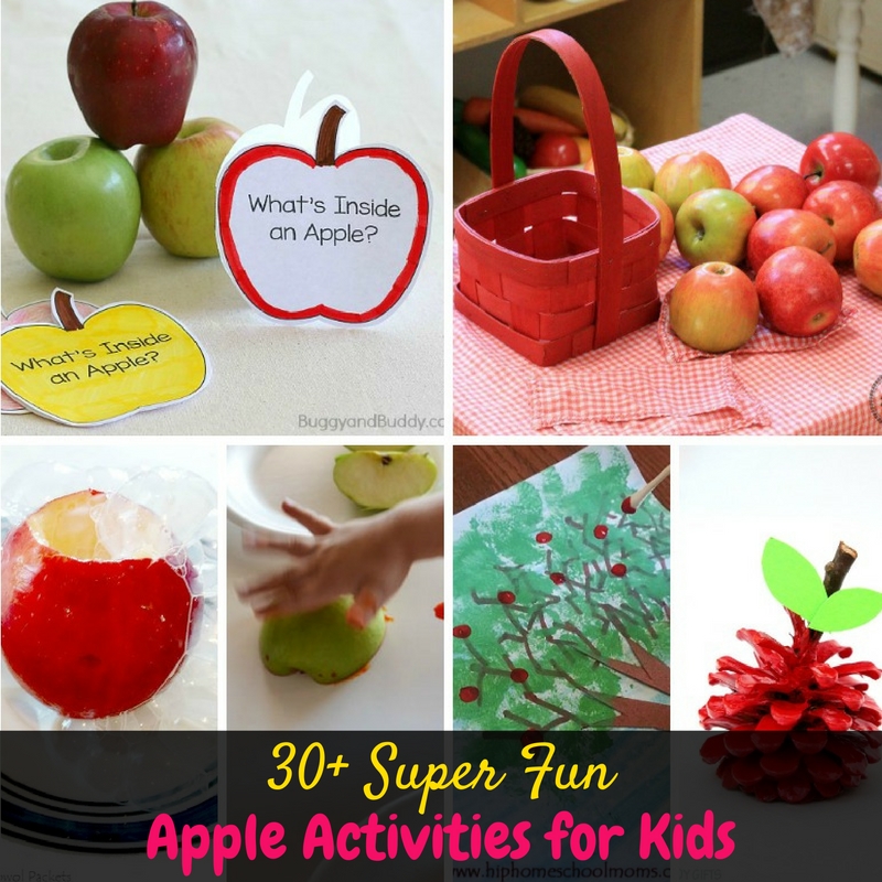 You have GOT to try these apple activities if you're planning an apple unit for your preschool this fall! It's the best resource for apple activities for kids!