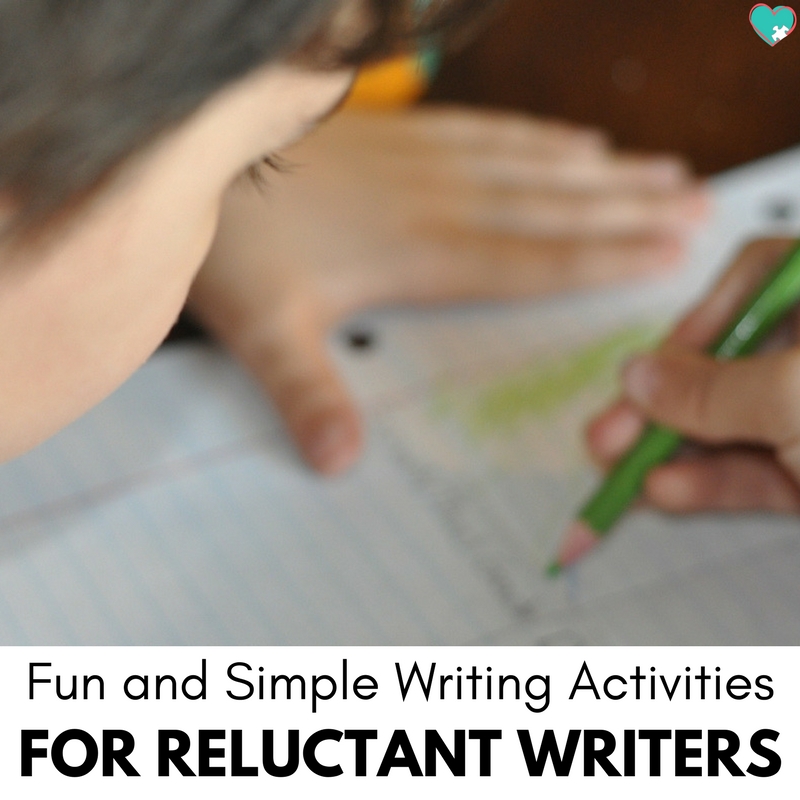 Fun and Simple Writing Activities for Reluctant Writers