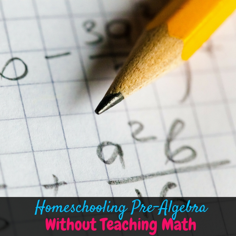 Homeschooling pre-algebra is panic inducing for most homeschool moms, but you can do it without teaching math at all! Let Mr. D Math handle math for you!