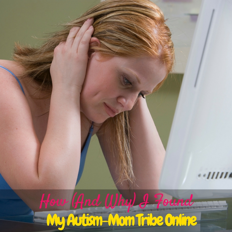 Finding an autism-mom tribe can be difficult, but every mom of an autistic child needs one! I found mine online, and I'm sharing how you can too!