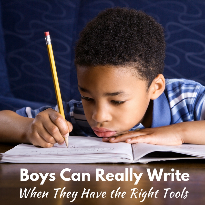 Boys Can Really Write When They Have the Right Tools!
