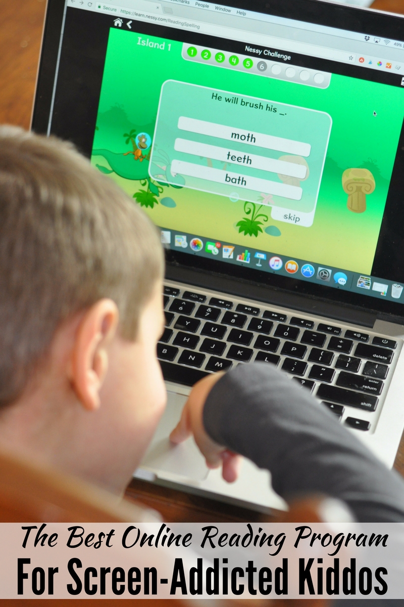 The Best Online Reading Program for Screen-Addicted Kiddos!