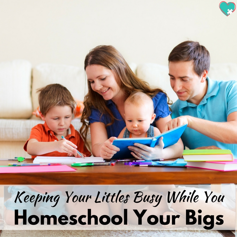 Keeping Littles Busy While You Homeschool Your Bigs