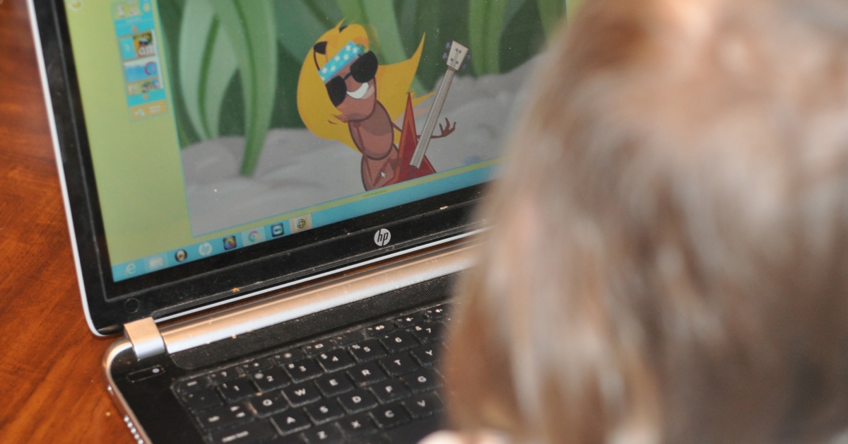 Using Online Reading Games to "Do School" in Preschool