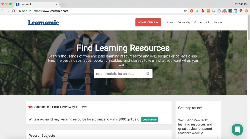 Find Learning Resources easily with Learnamic Search Engine! (sponsored)