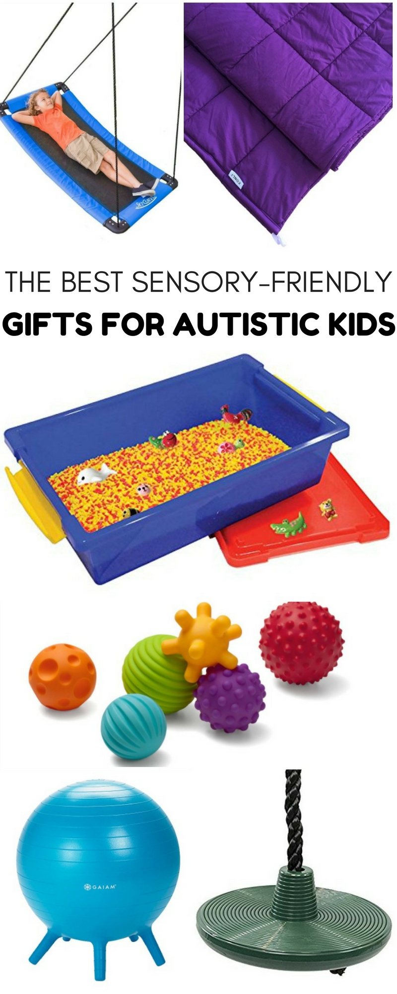 The Best Sensory-Friendly Gifts for Autistic Kids #autism #autistic #autistickids #Christmas #gifts #sensoryfriendly #sensory