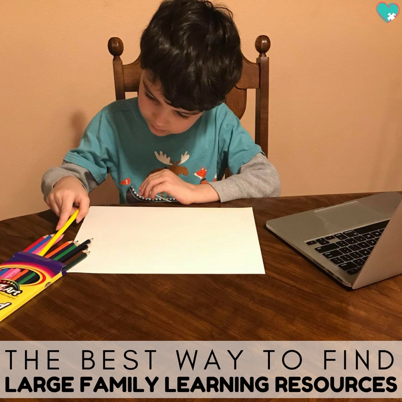 The Best Way to Find Large Family Learning Resources