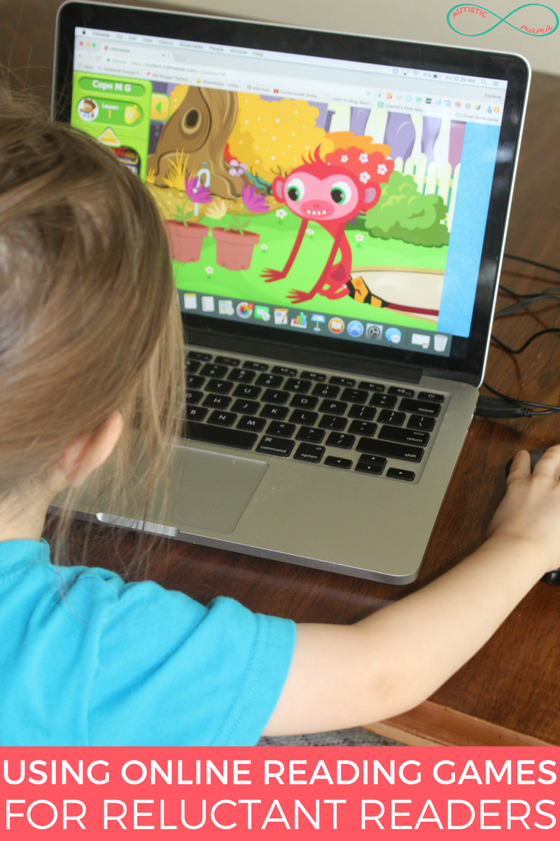 Using Online Reading Games to Help Reluctant Readers