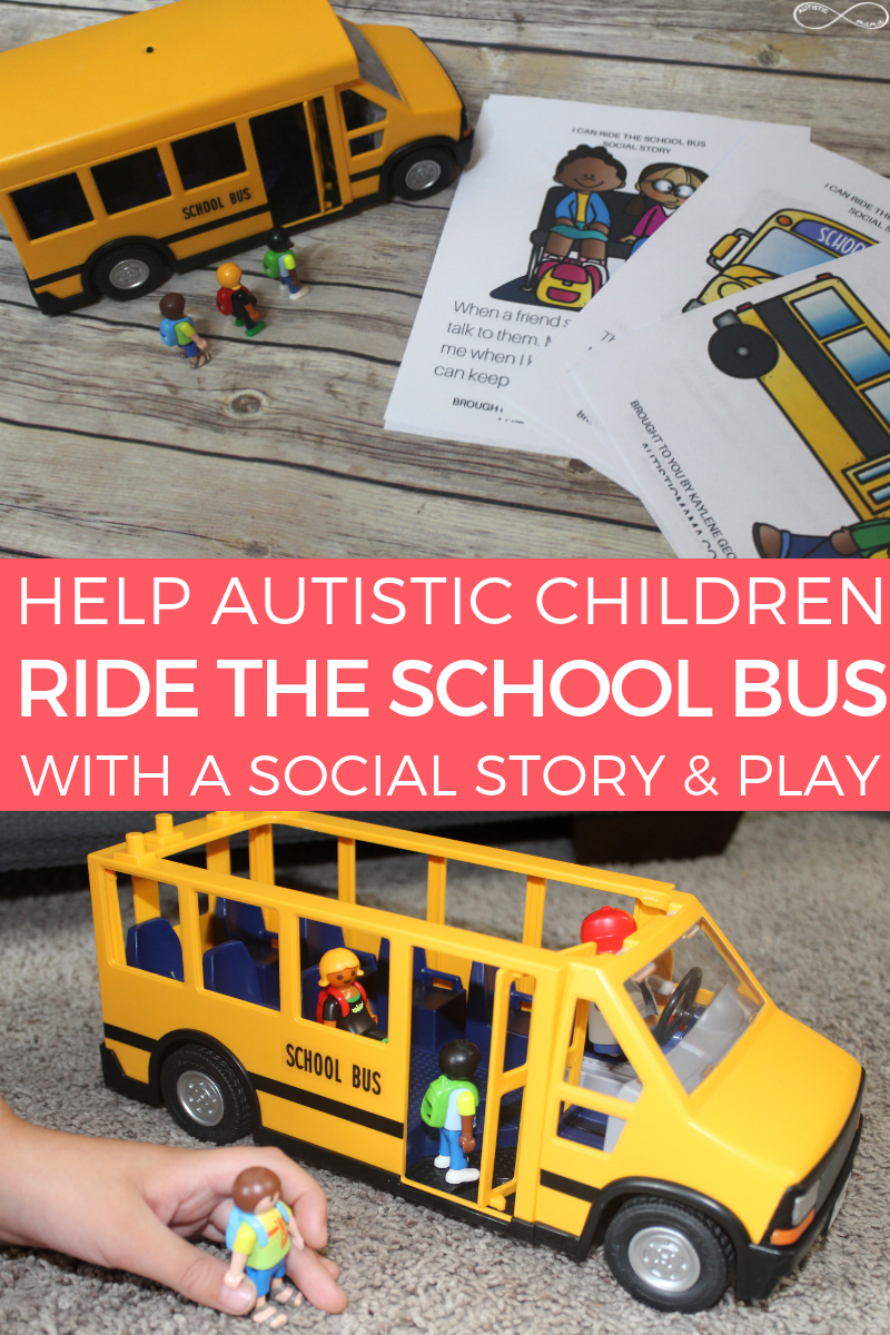 Help Autistic Children Ride the School Bus with a Social Story & Play!