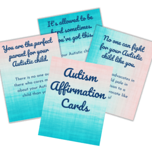 Image of multiple Autism Affirmation Cards